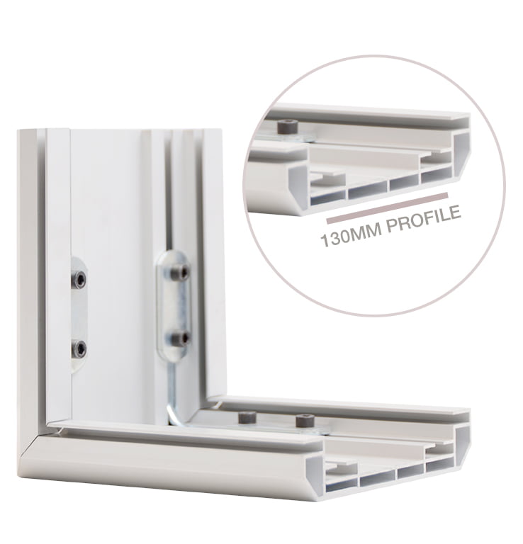 130 mm Shopwindows Profile