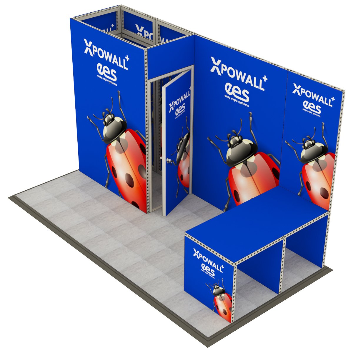 Xpowall Verda 5×2,5 Stand